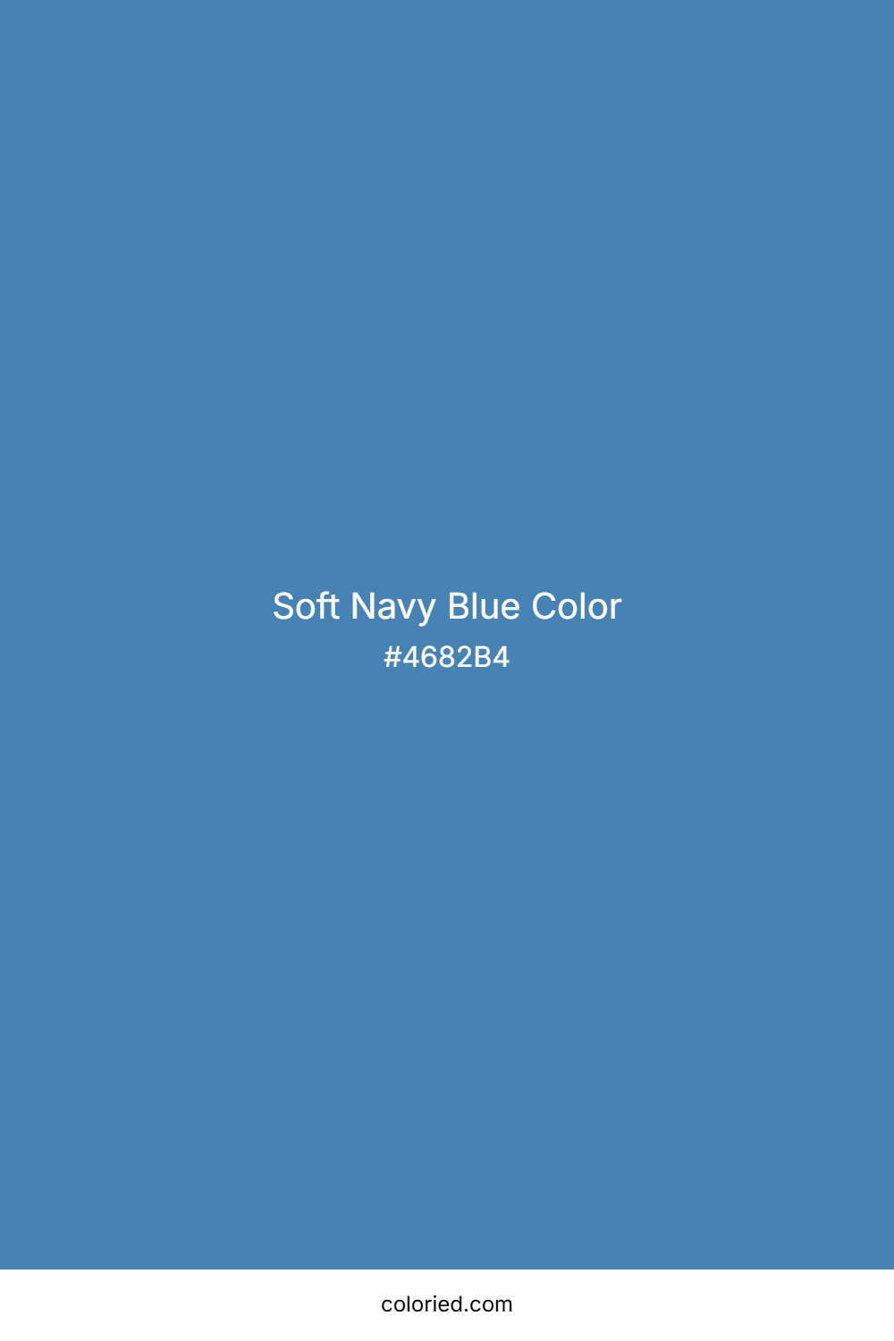 Soft Navy Blue Color
