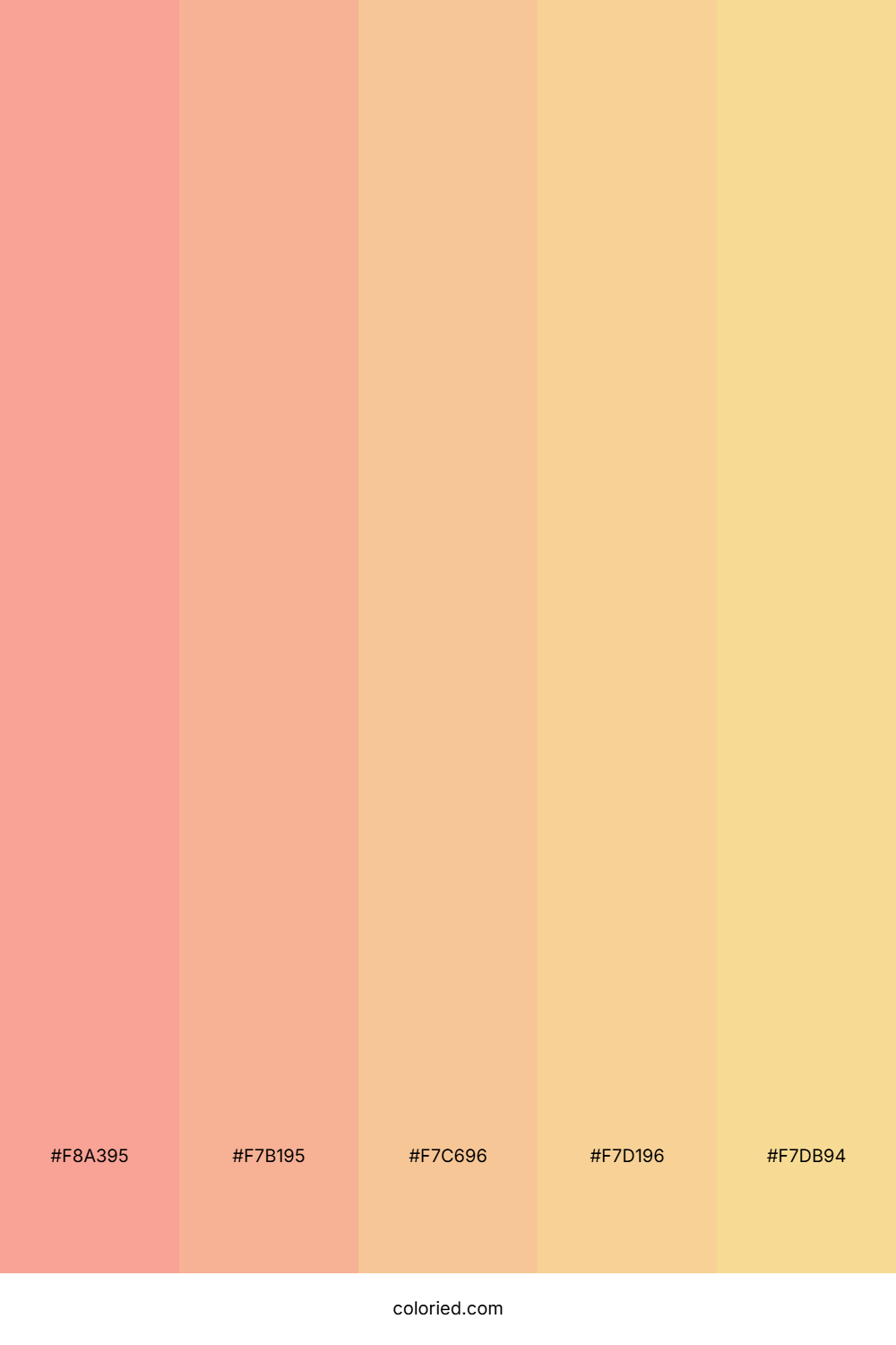 Soft Peach and Warm Peach Color Palette