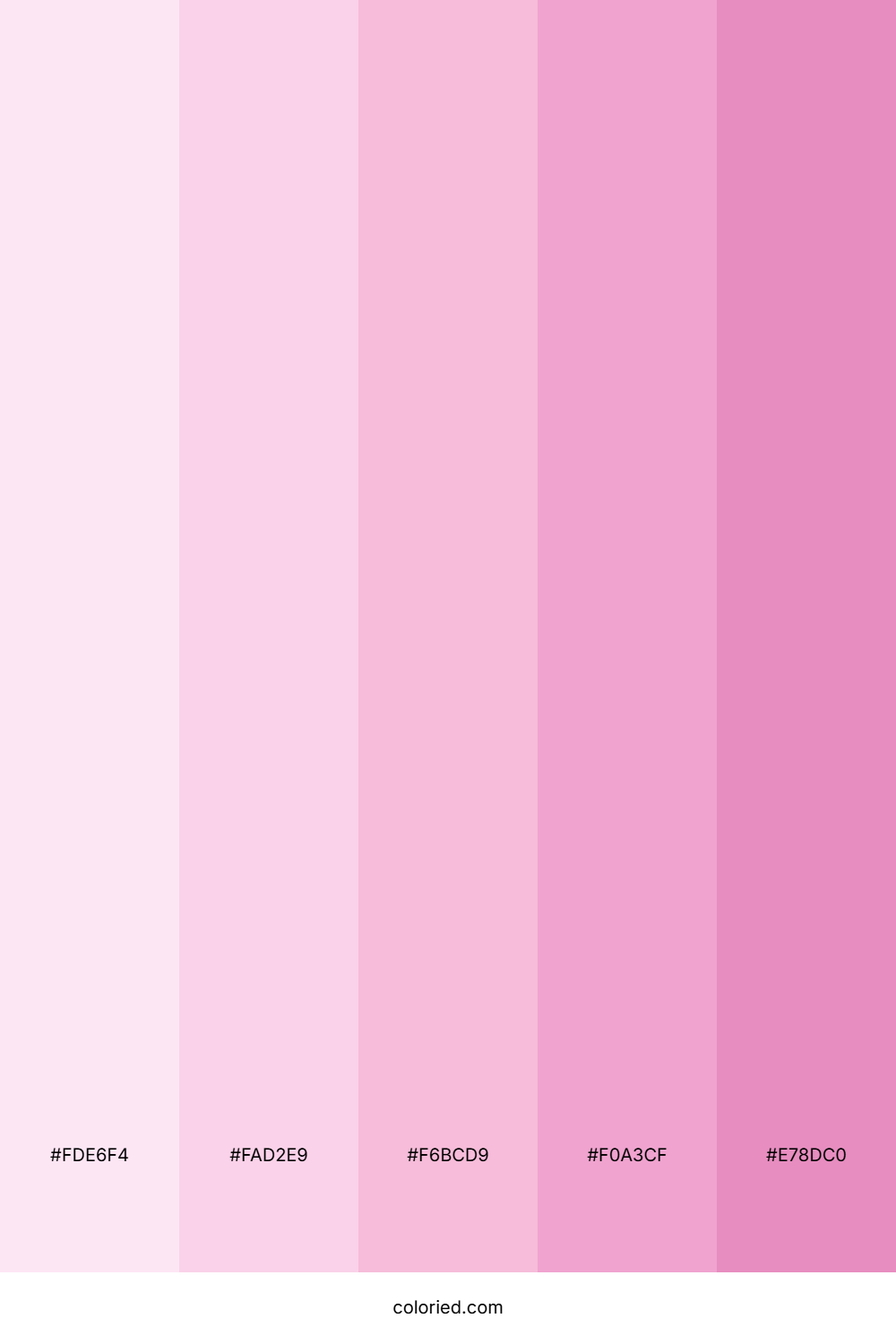 Soft Pink and Lilac Color Palette
