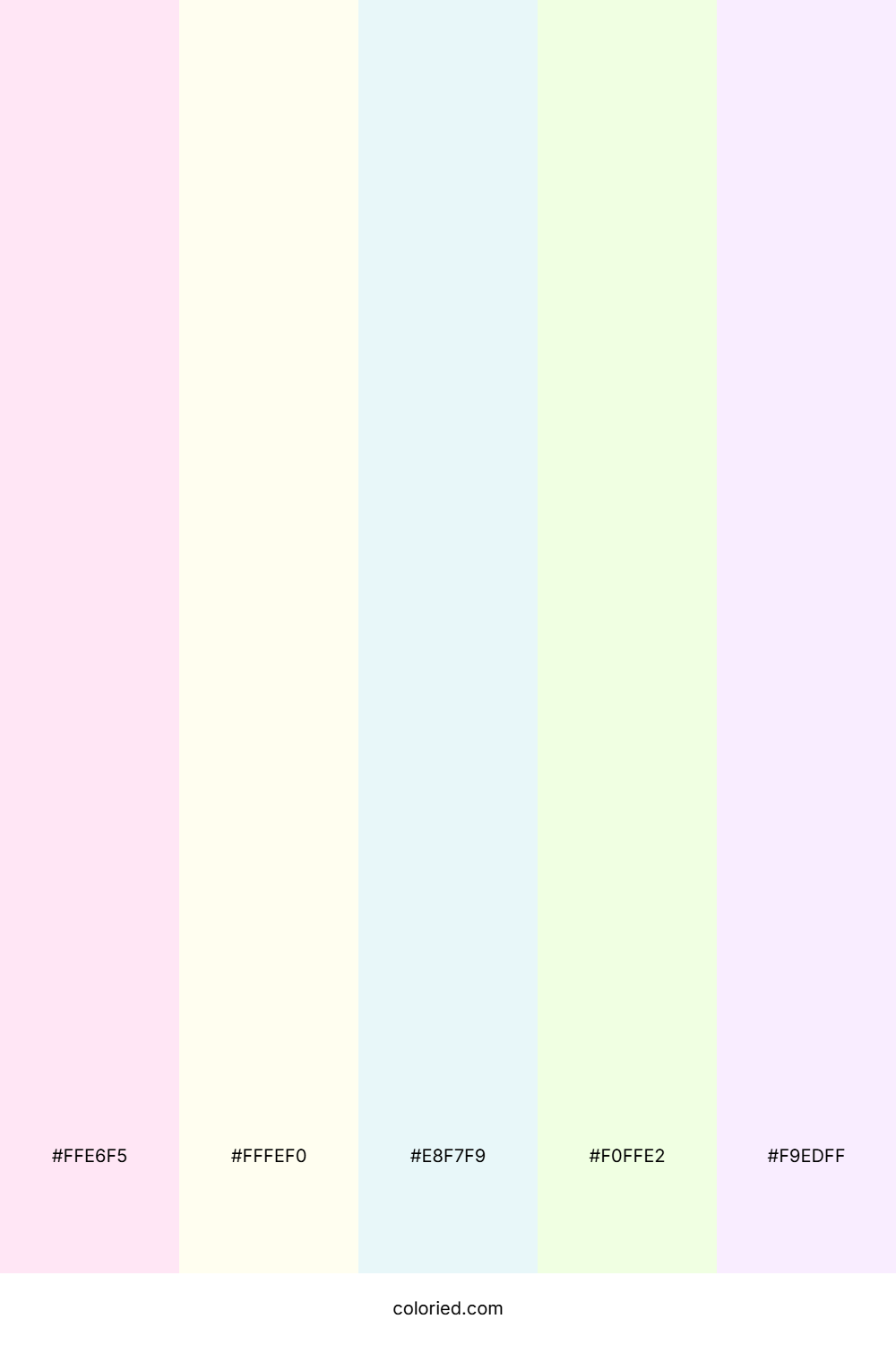 Soft Pink and Mint Color Palette