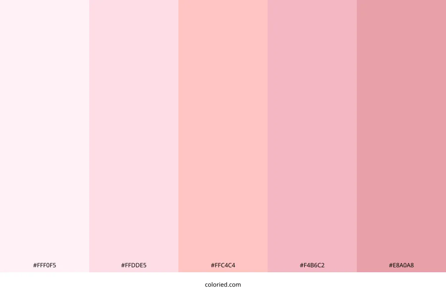 Soft Pink Color Palette