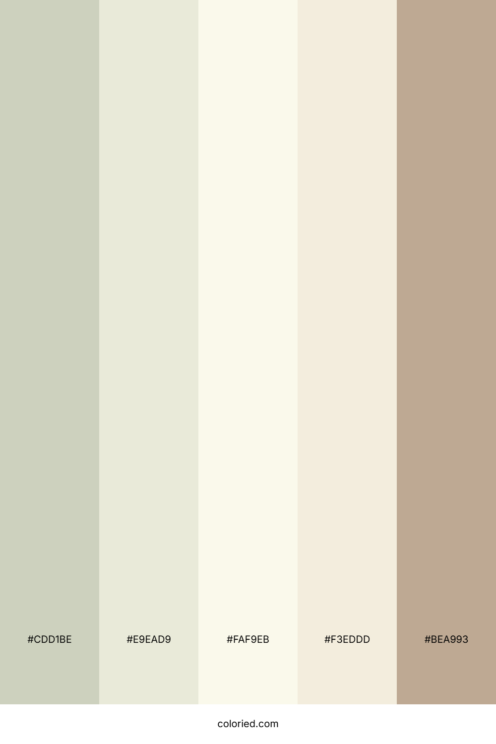 Soft Sage Linen Color Palette