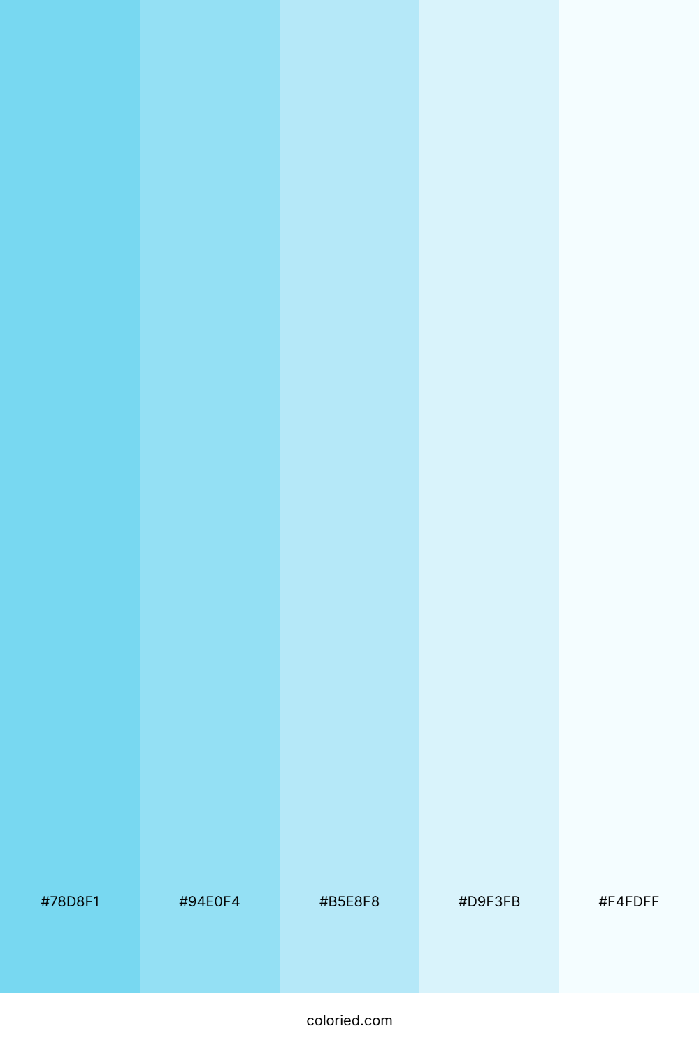 Soft Sky Breeze Color Palette