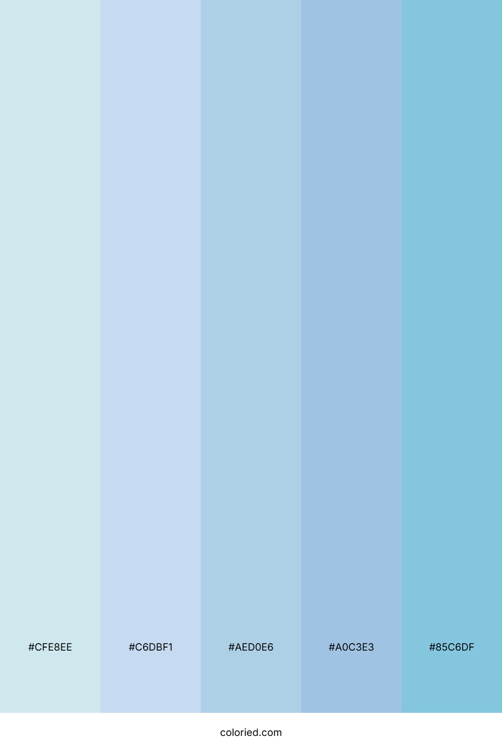 Soft Sky Mist Palette