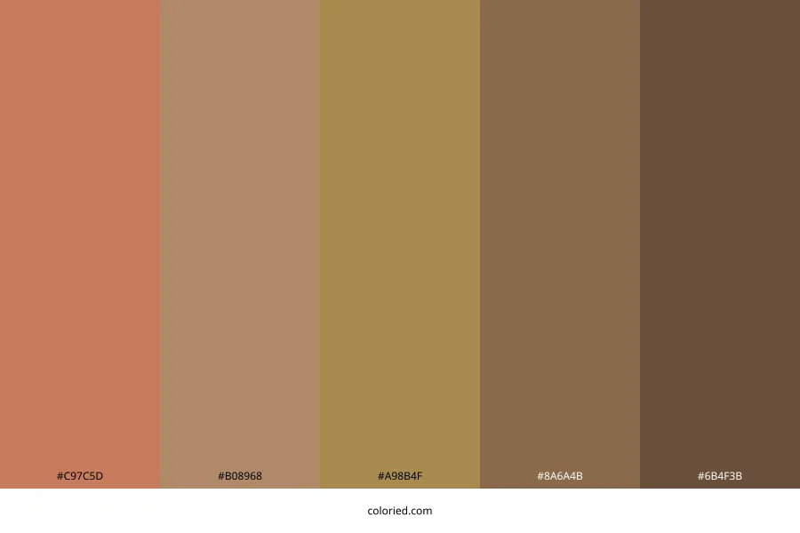 Soft Warm Autumn Color Palette