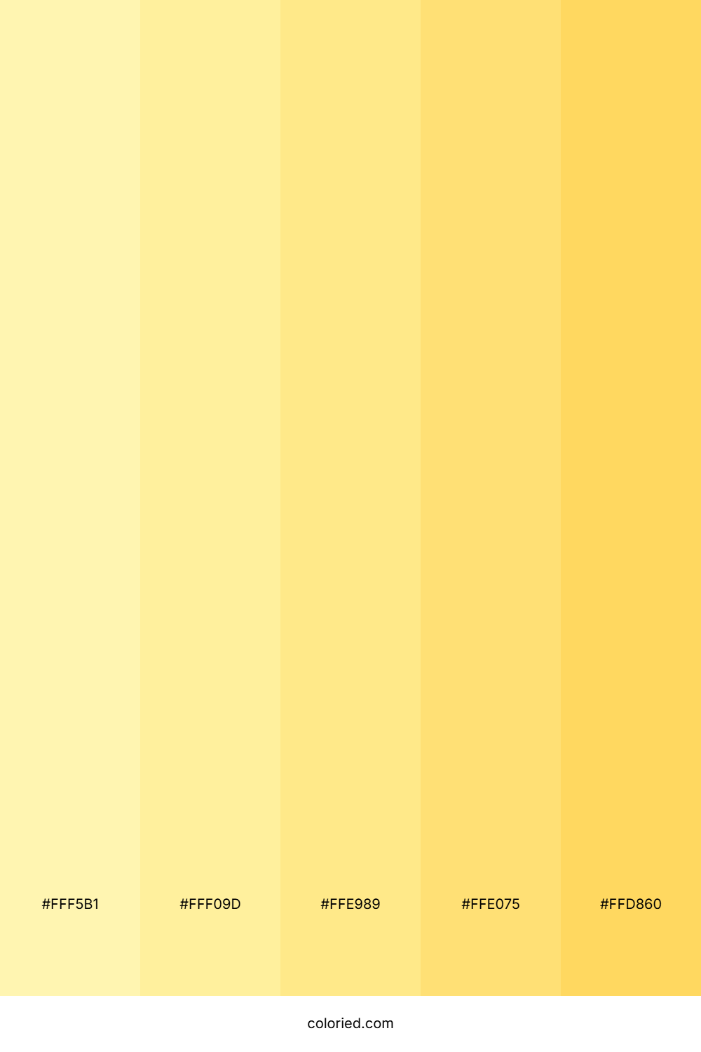 Soft Yellow Color Palette