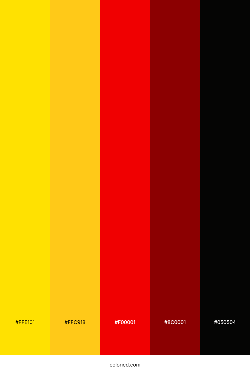 Solar Flare Horizon Color Palette