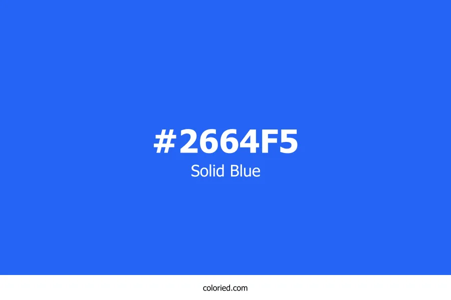 Solid Blue Color
