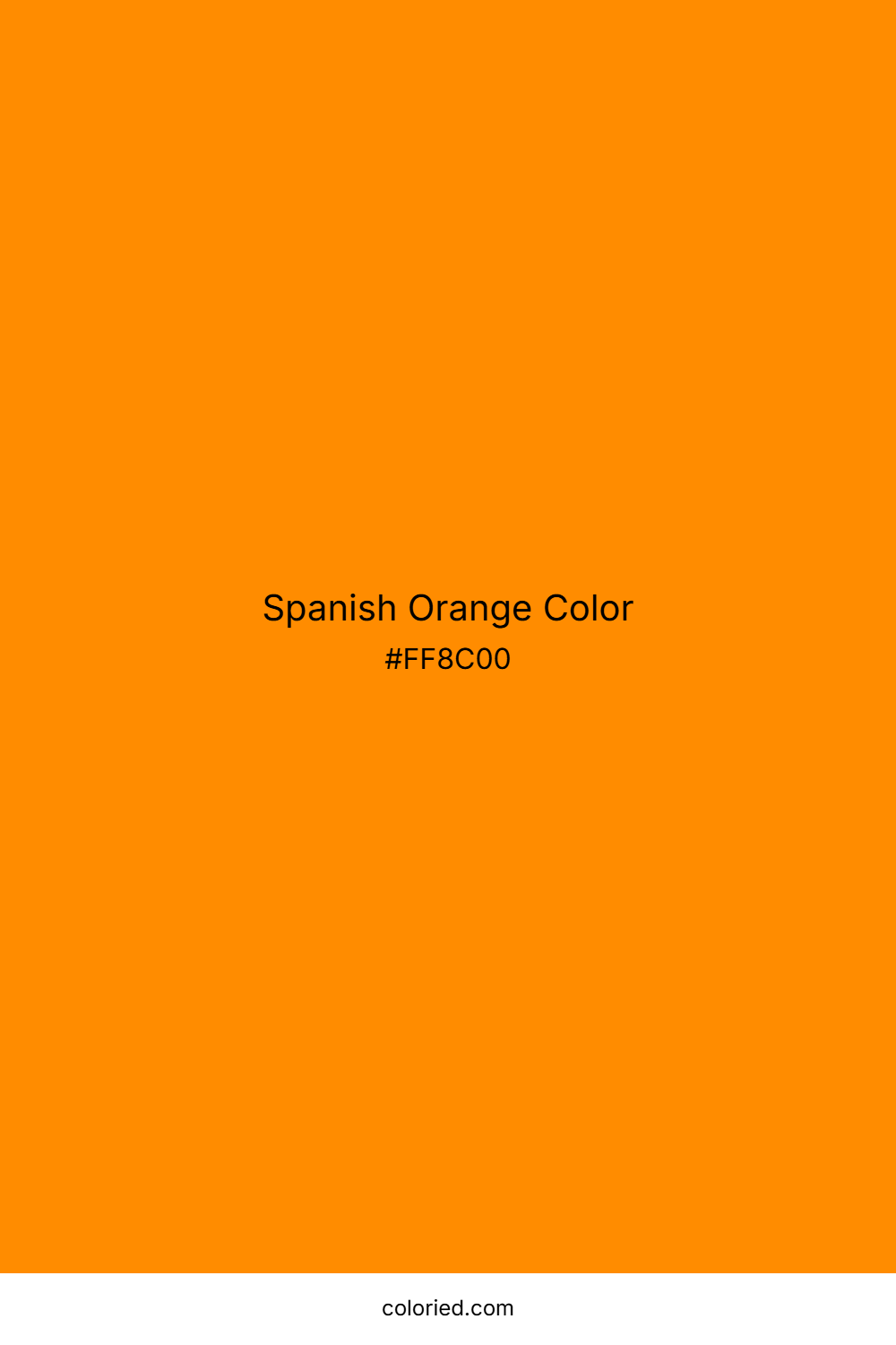 Spanish Orange Color