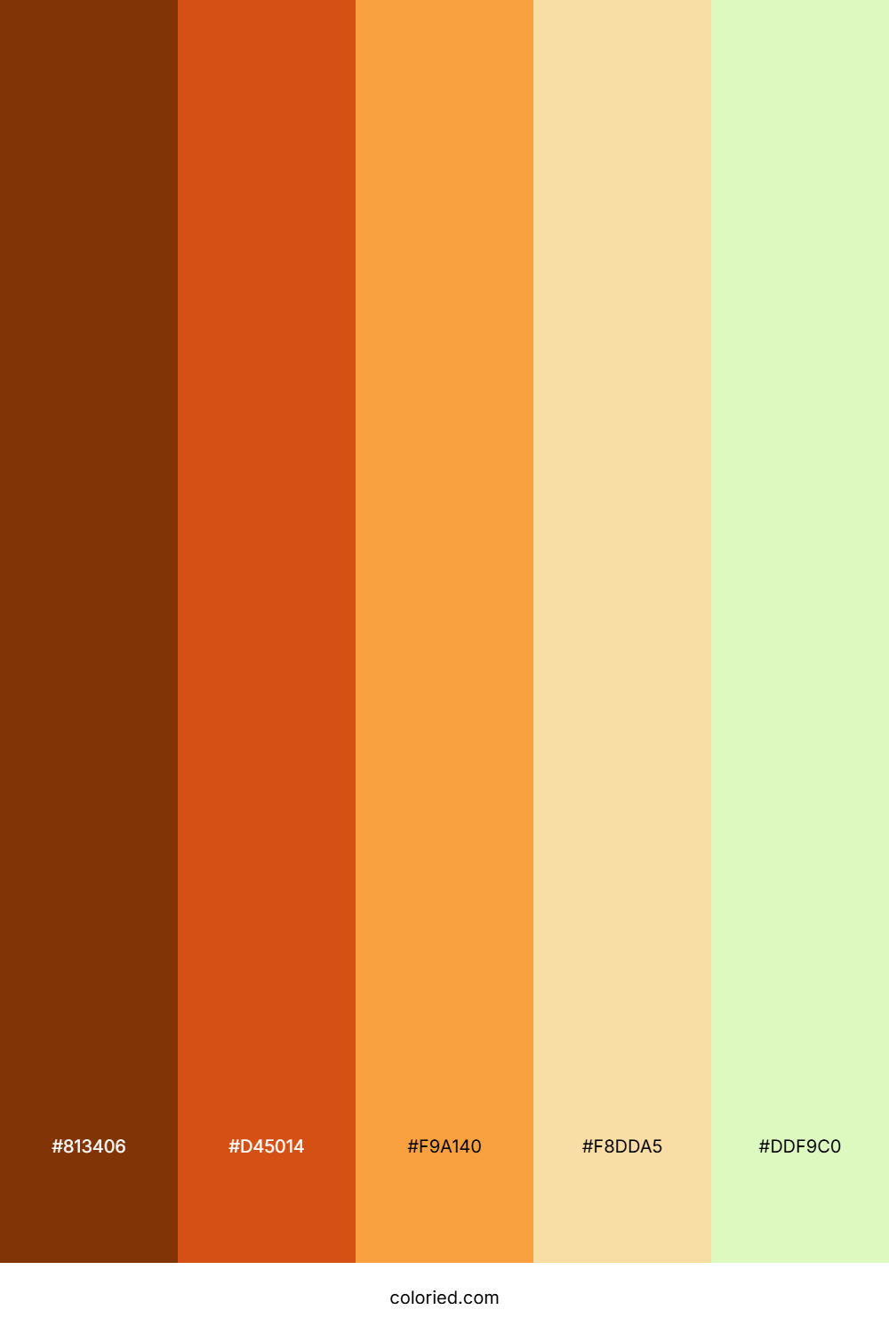 Spiced Honey Sunset Color Palette