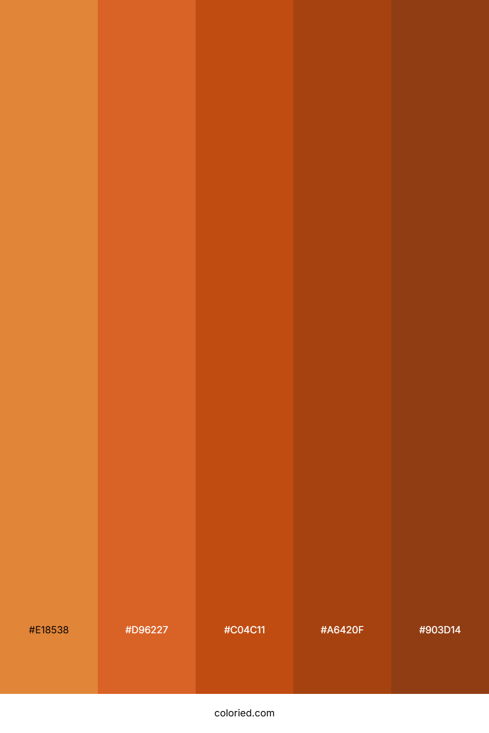 Spiced Pumpkin Color Palette