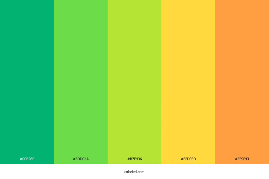 Spring Bright Color Palette