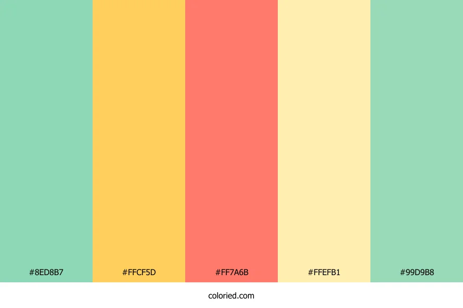 Spring Citrus Blend Color Palette