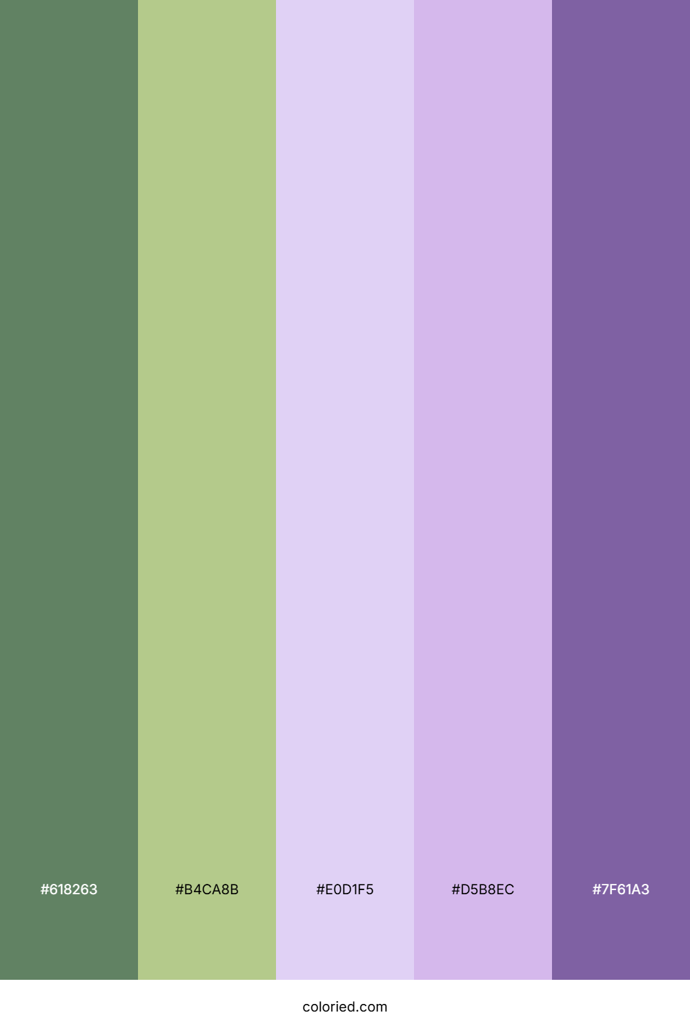 Spring Fern Lavender Palette
