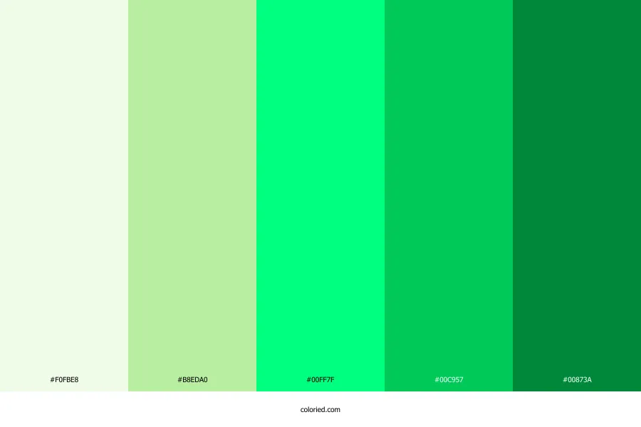 Spring Green Color Palette