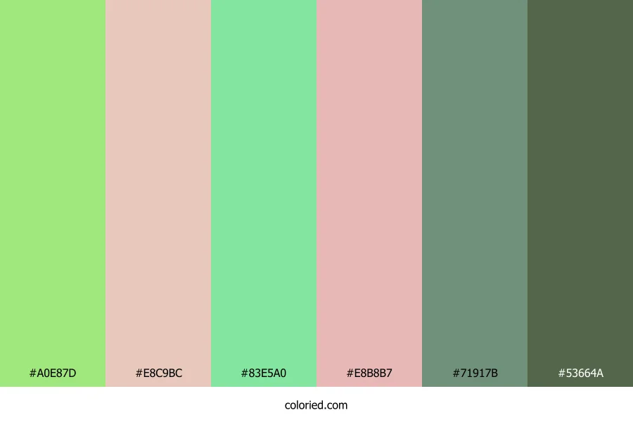 Spring Meadow Breeze Color Palette