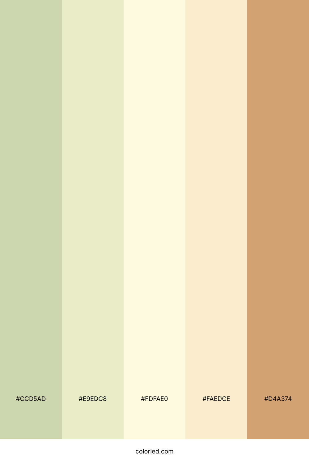 Spring Wheatfield Glow Palette