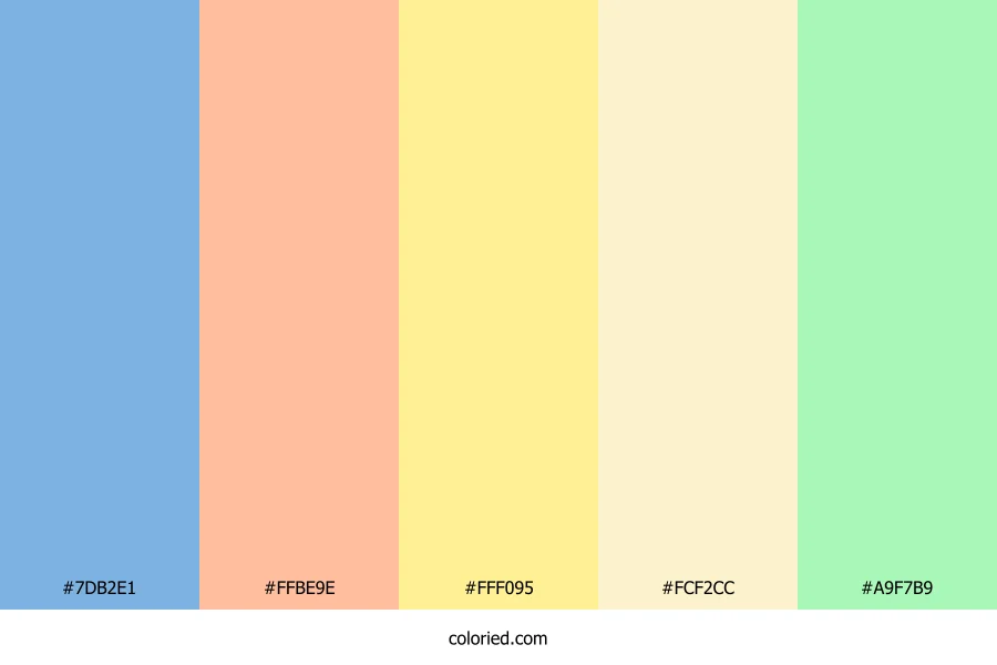 Springtime Lemonade Color Palette