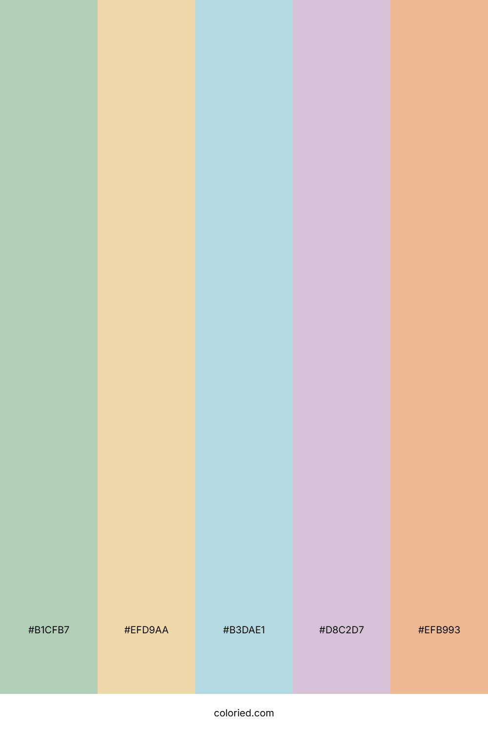 Springtime Lemonade Mist Color Palette