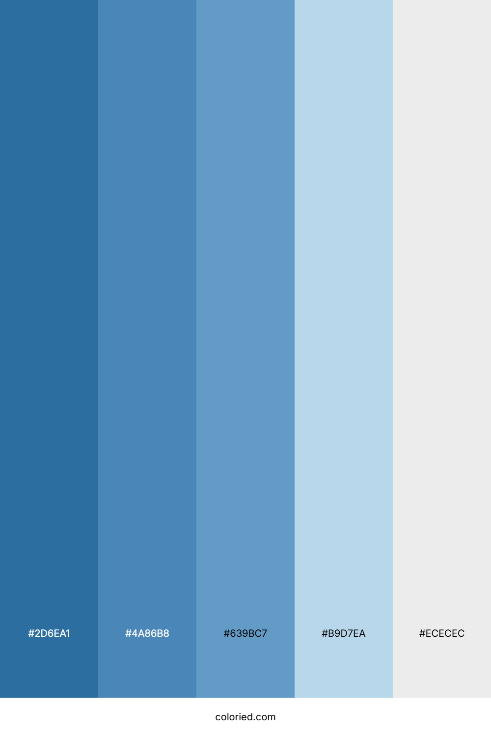 Steel Blue And Sky Color Palette