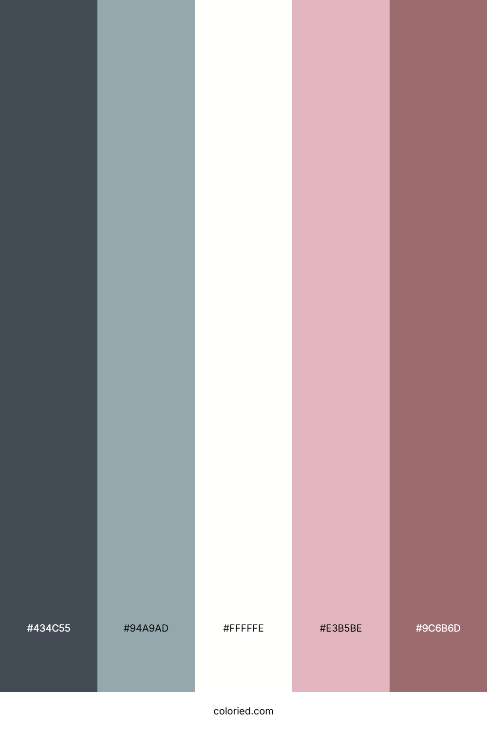 Steel Blue Blush Palette
