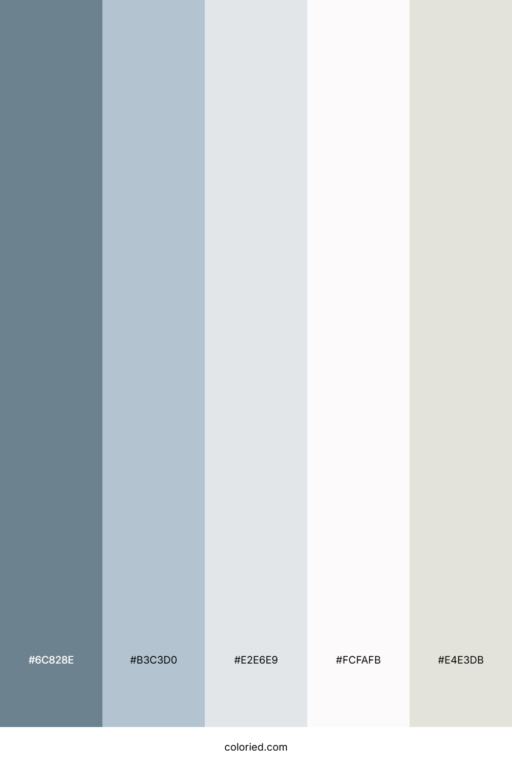 Steel Cloud Mist Palette