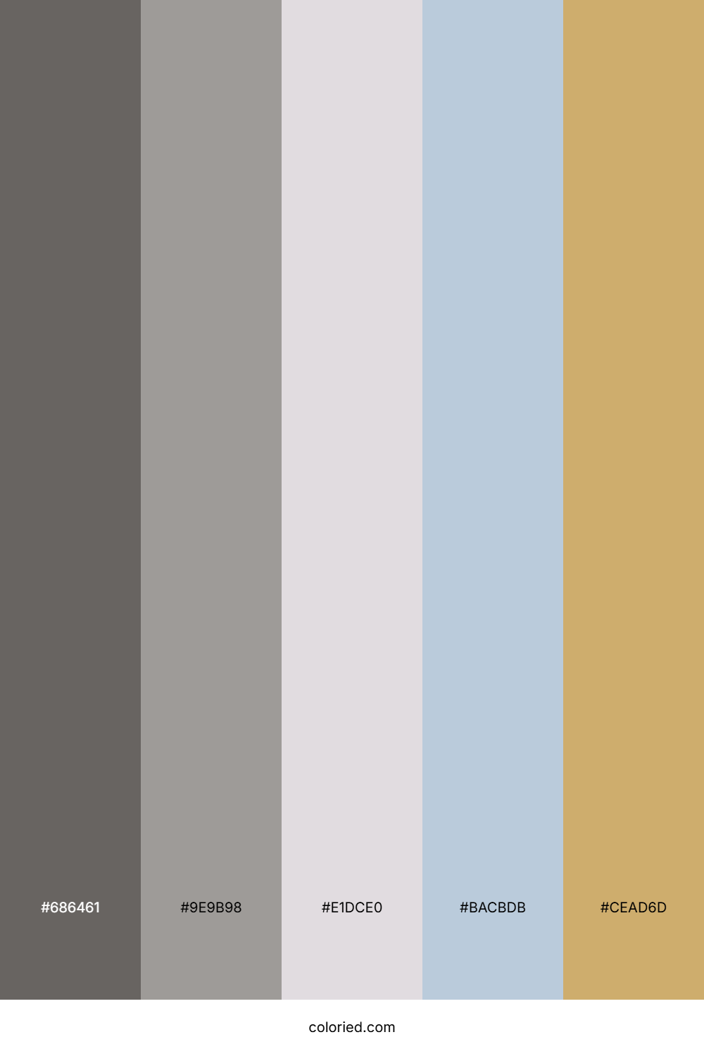 Stone Cliff Mist Color Palette