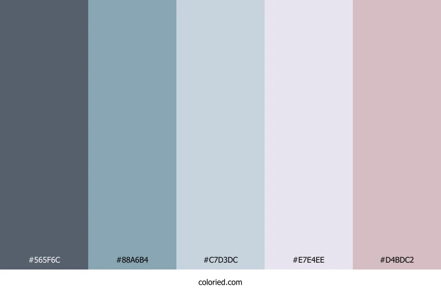 Stone Cloud Petal Color Palette