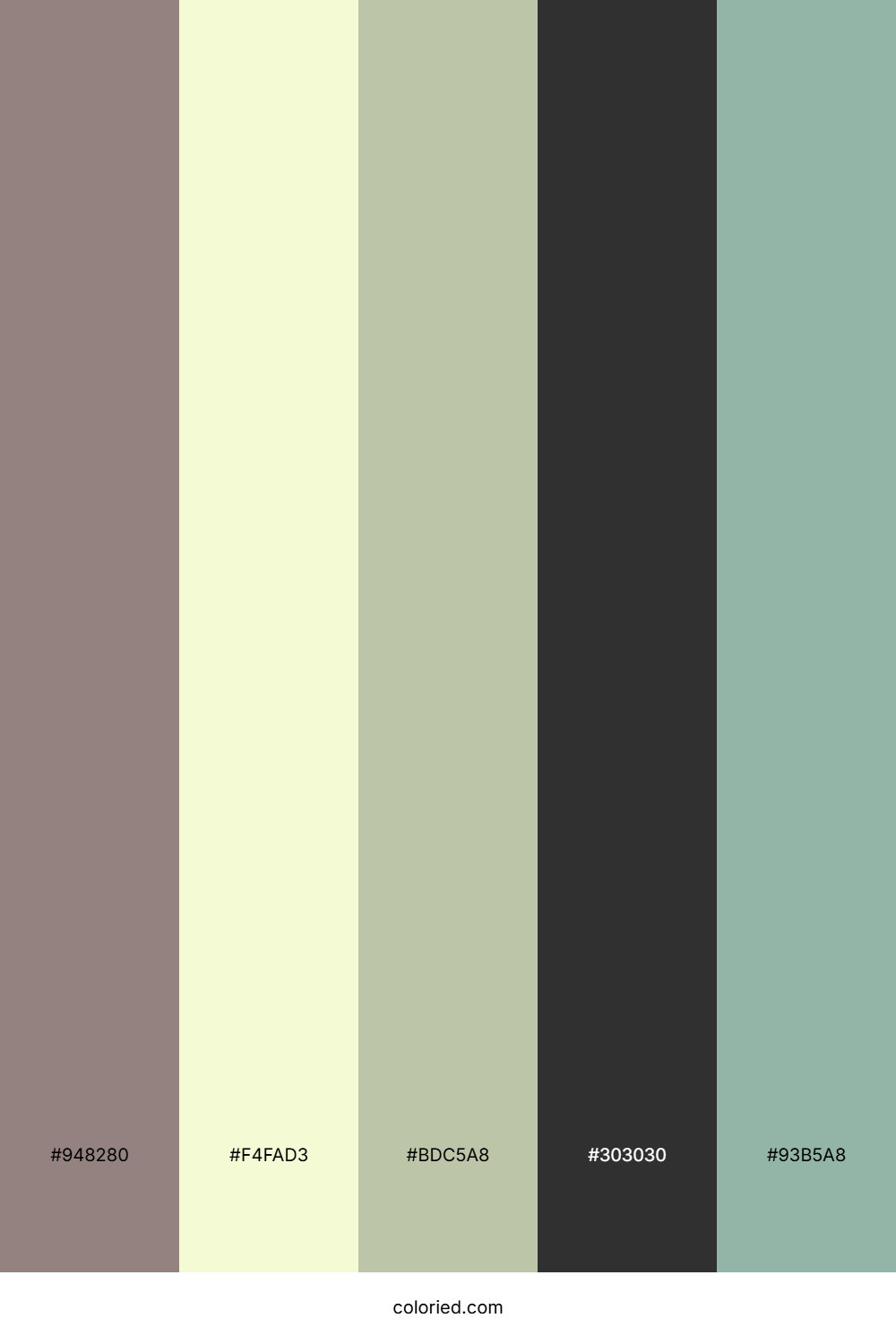 Stone Garden Path Color Palette