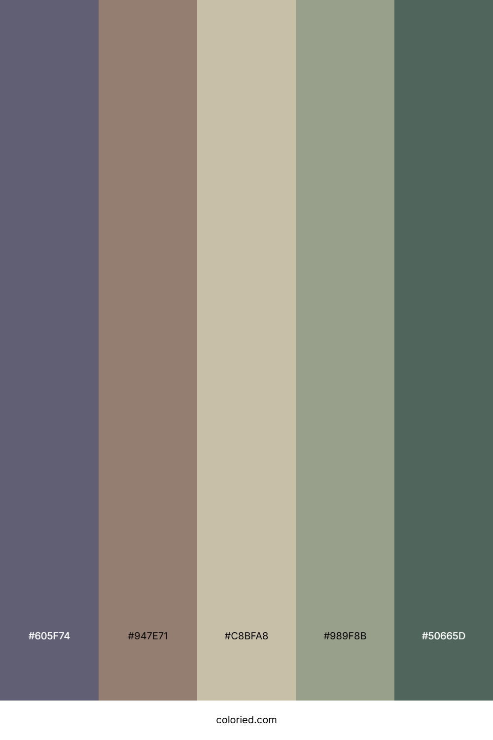 Stone Garden Twilight Color Palette