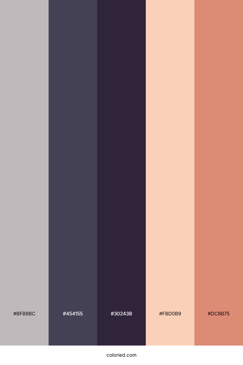 Stone Plum Glow Color Palette