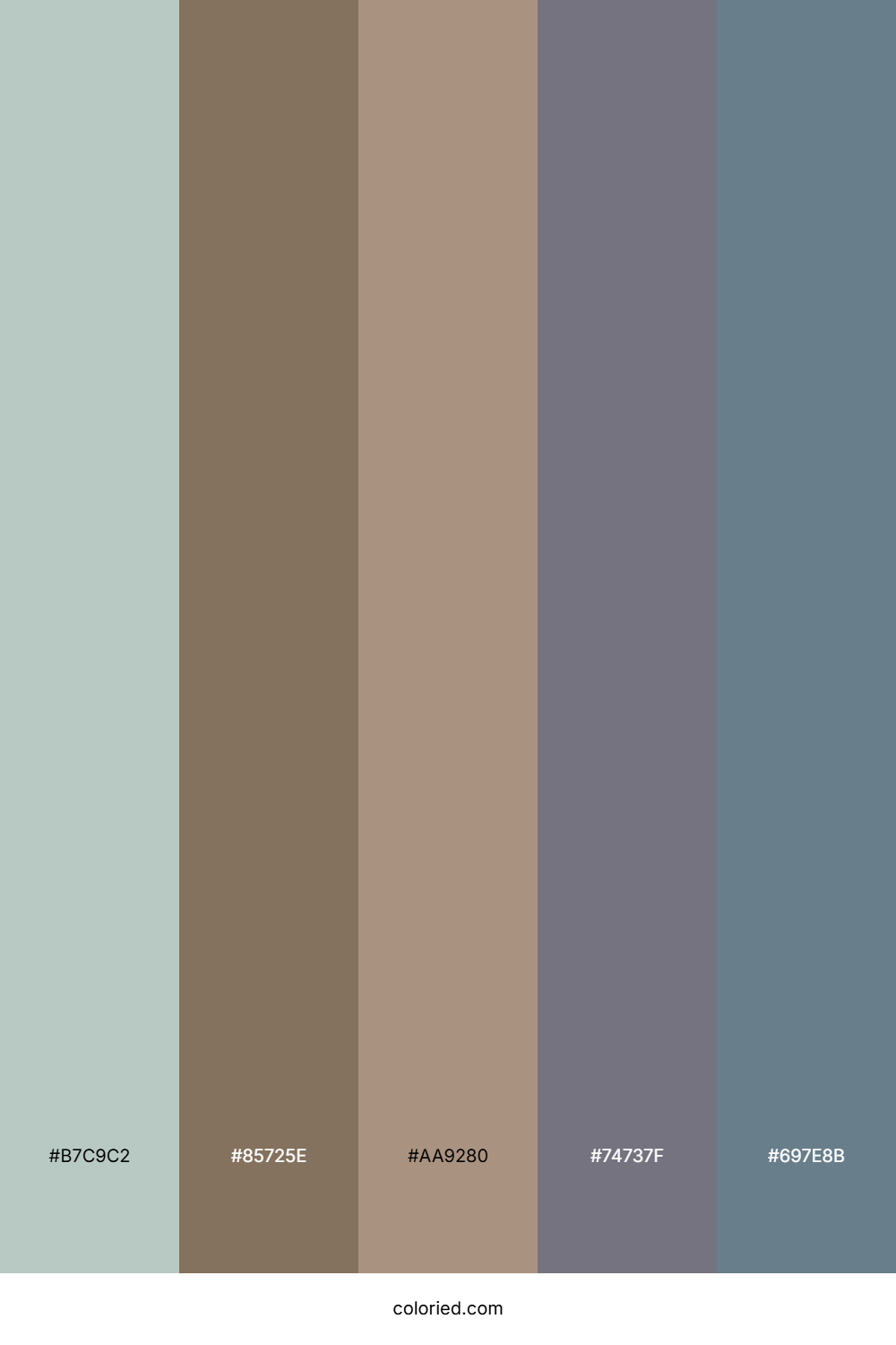 Stonewood Evening Haze Color Palette