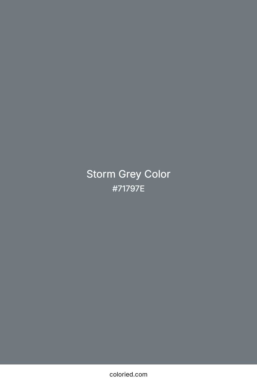 Storm Grey Color