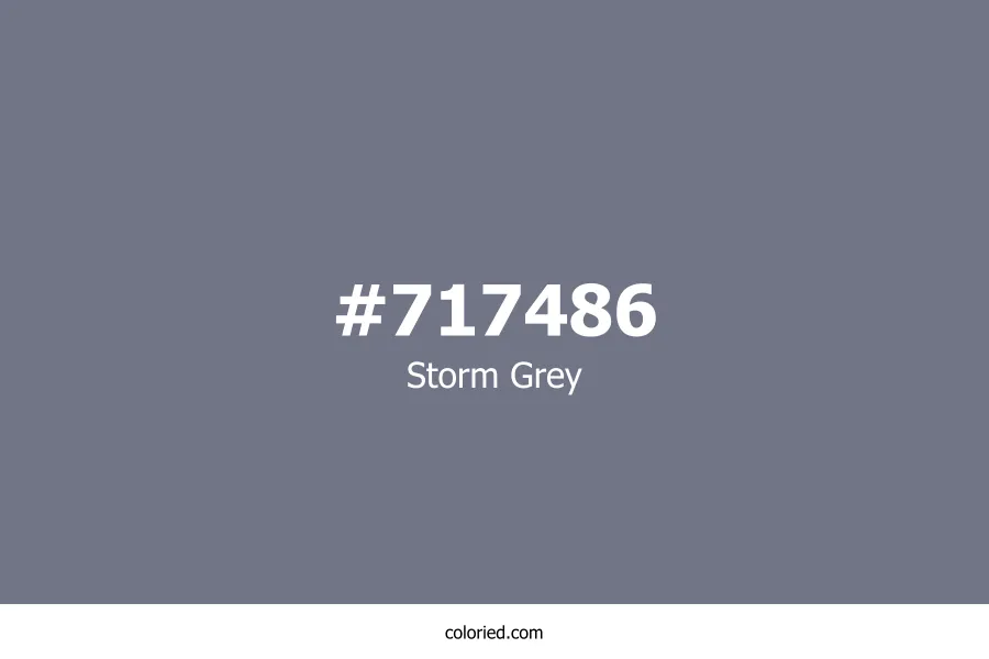 Storm Grey Color