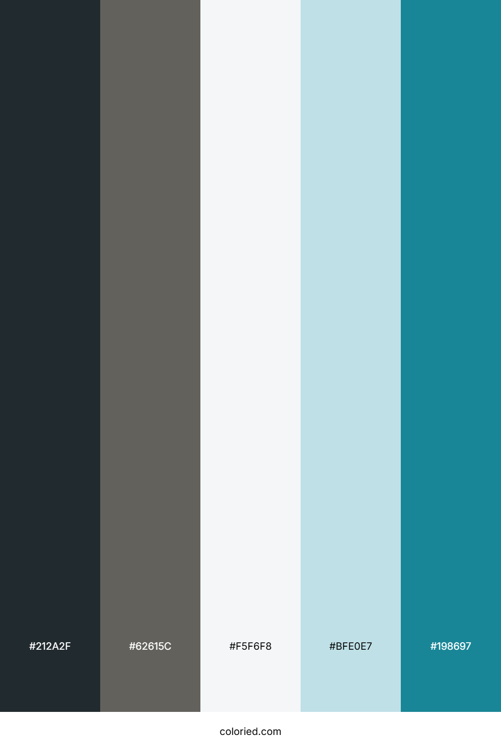 Stormy Harbor Teal Palette