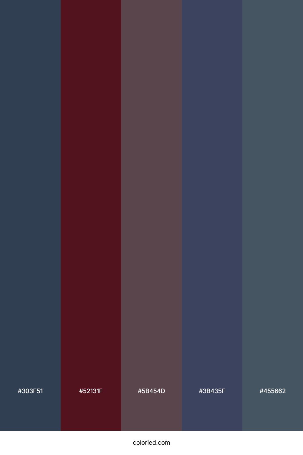 Stormy Ocean Color Palette