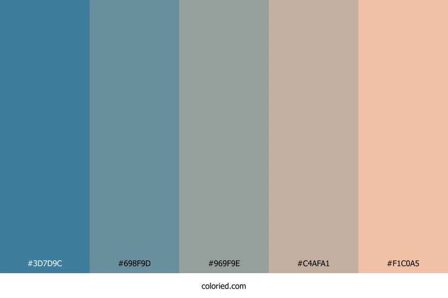Stormy Ocean Drift Color Palette