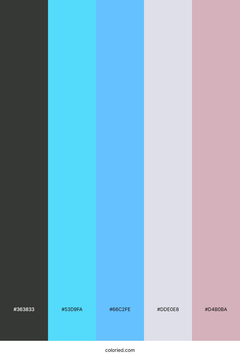 Stormy Sea Foam Color Palette