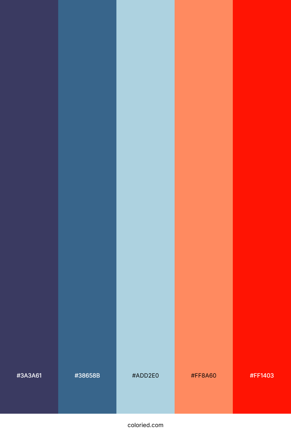 Stormy Sea Sunset Palette