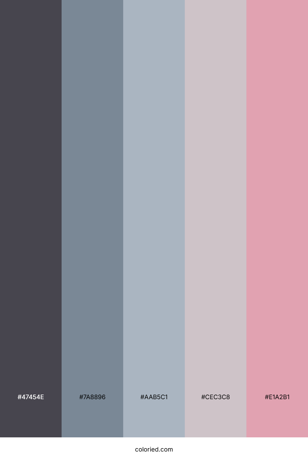 Stormy Sky Drift Color Palette