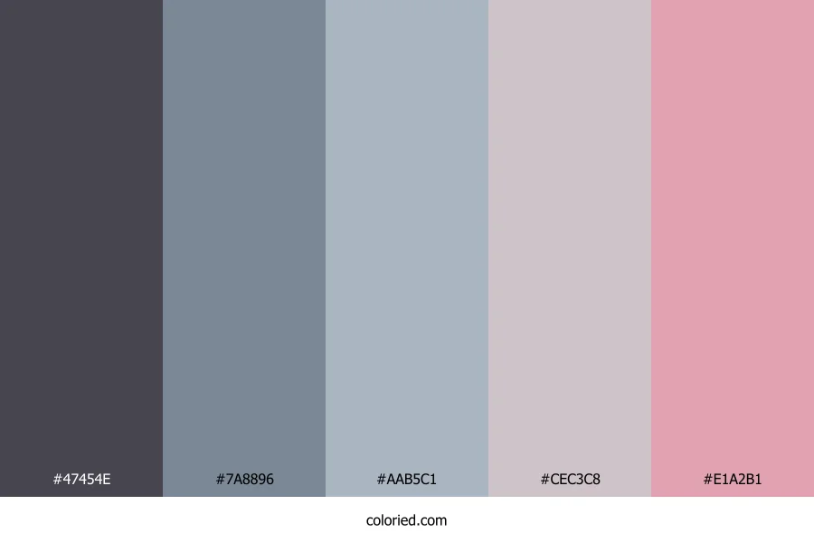 Stormy Sky Drift Color Palette