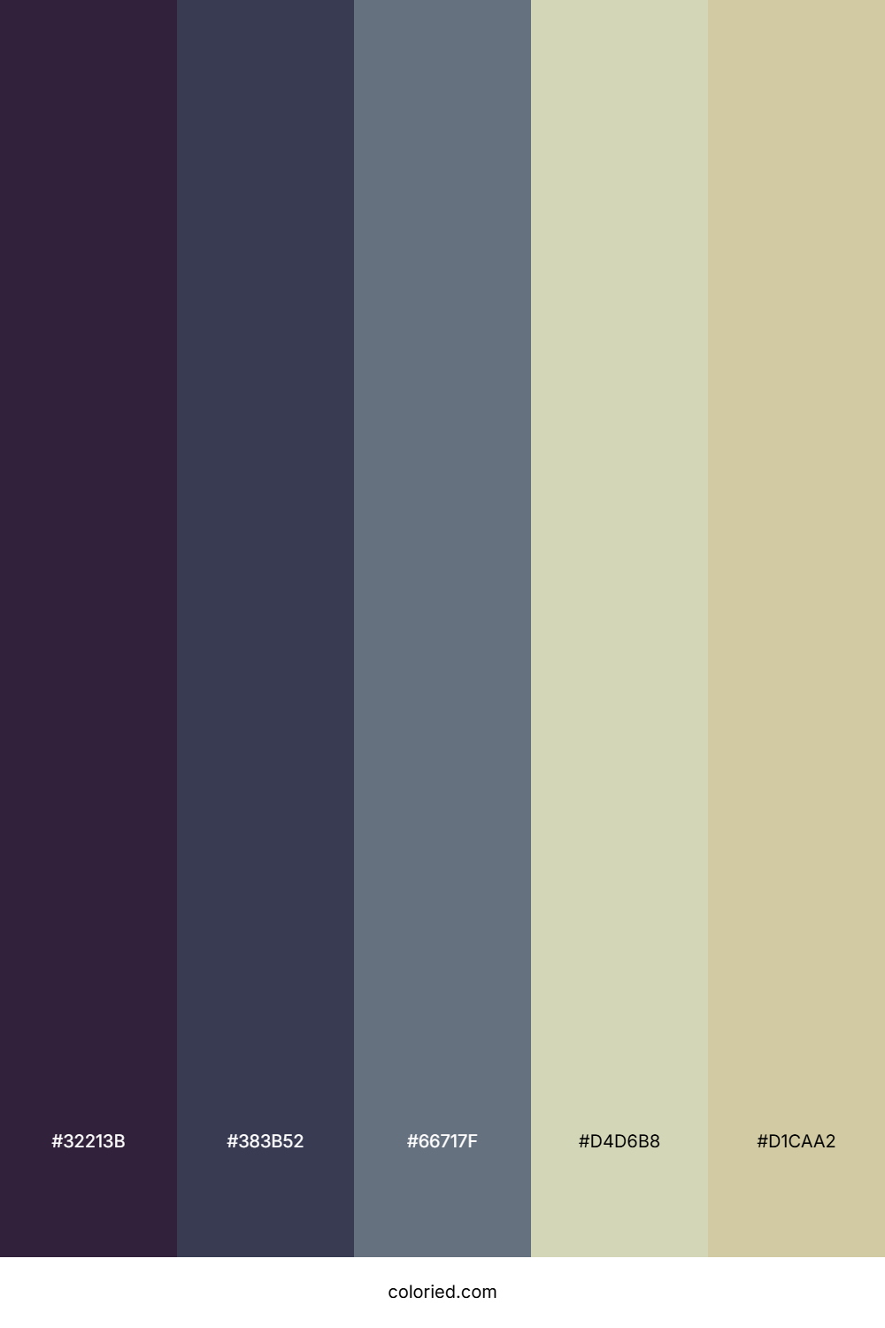 Stormy Sky Dusk Color Palette