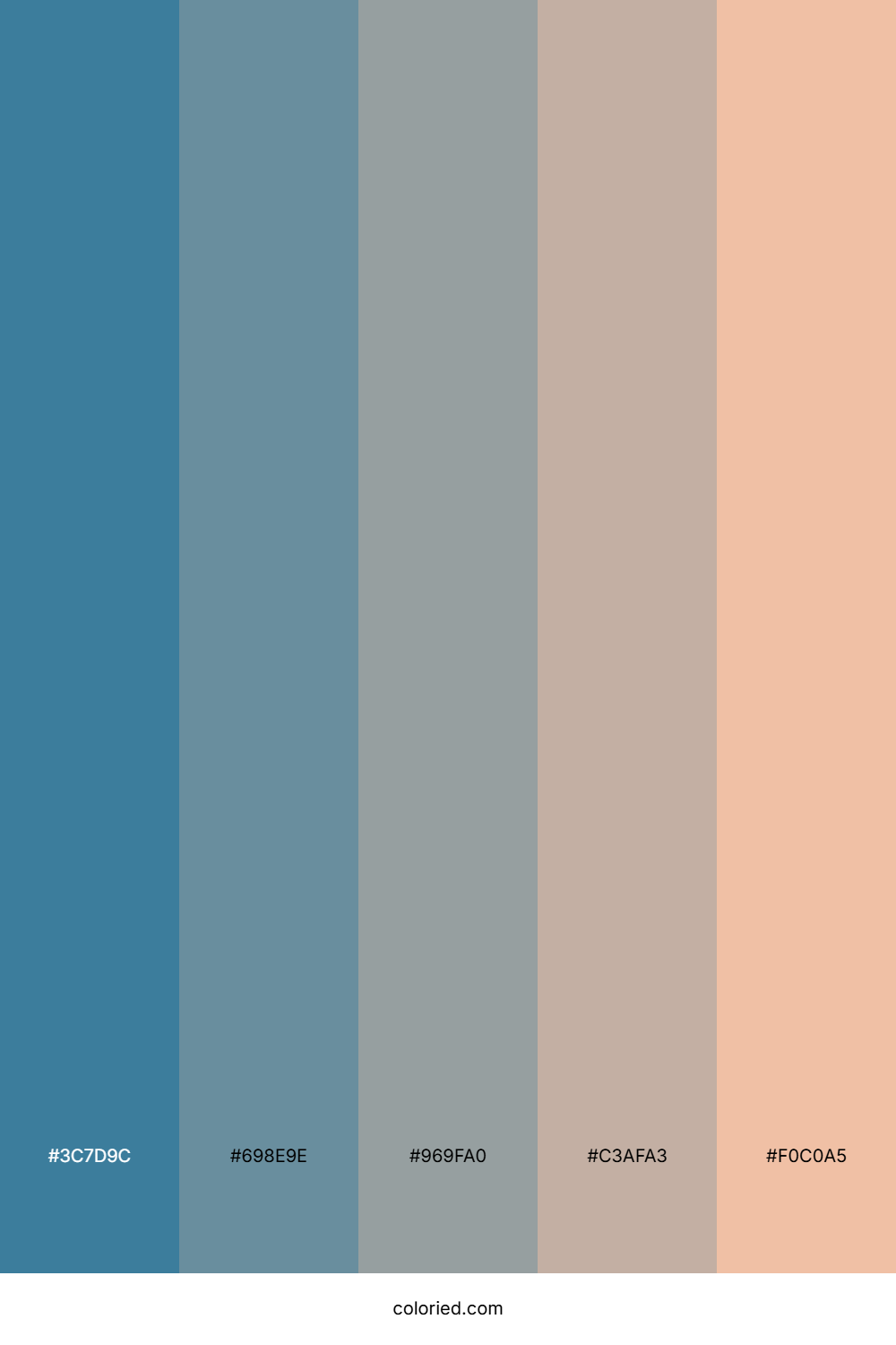 Stormy Sky Sand Color Palette