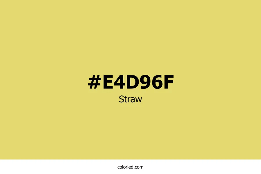 Straw Color Hex Code
