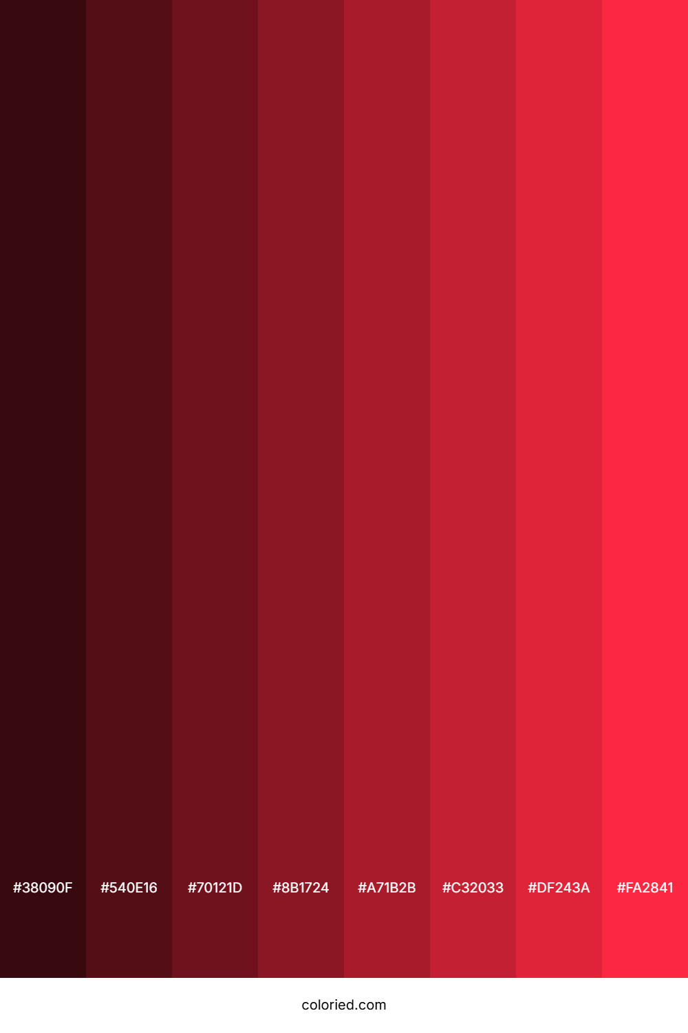 Strawberry Color Shades