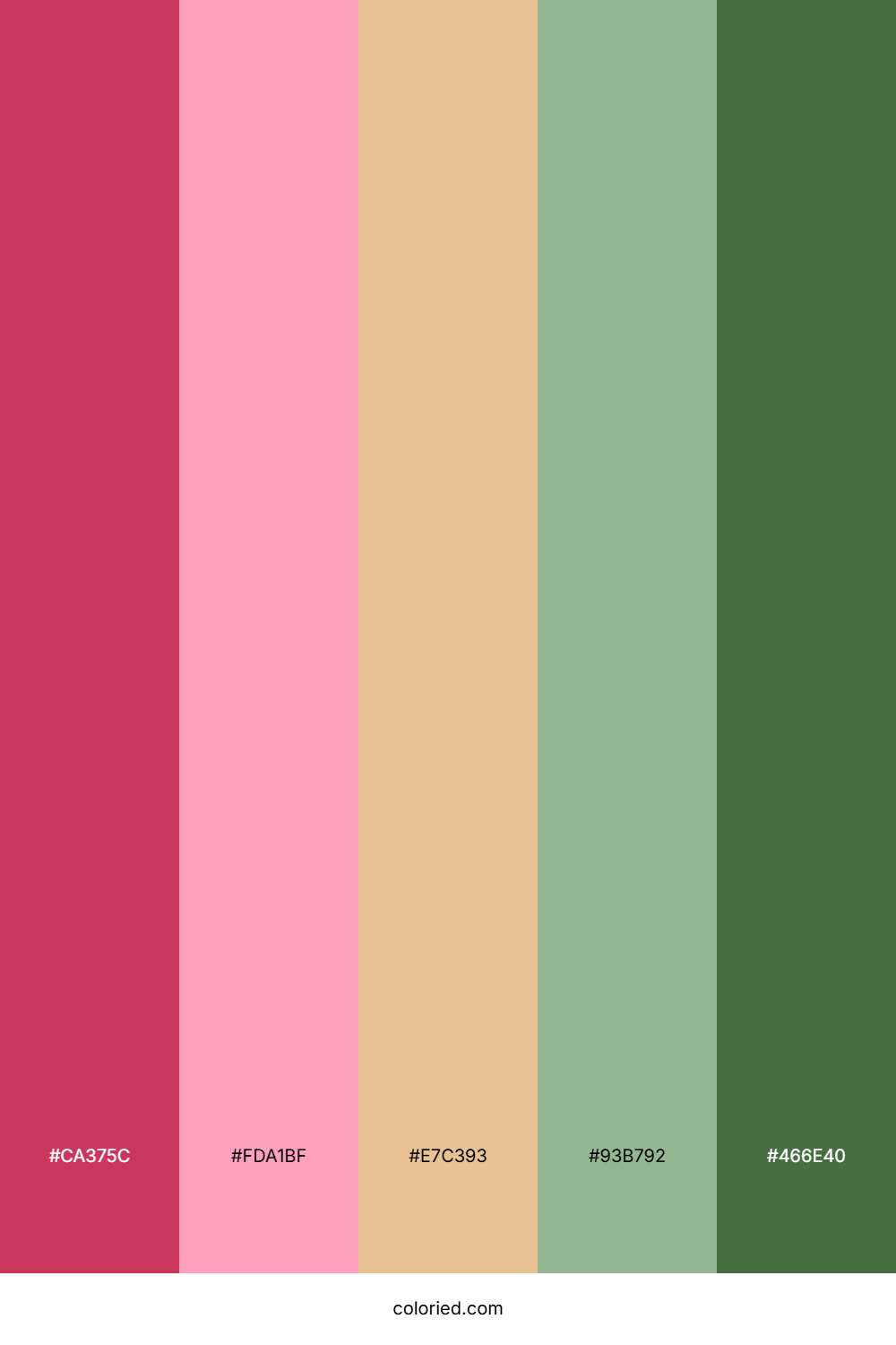 Strawberry Leaf Harmony Color Palette