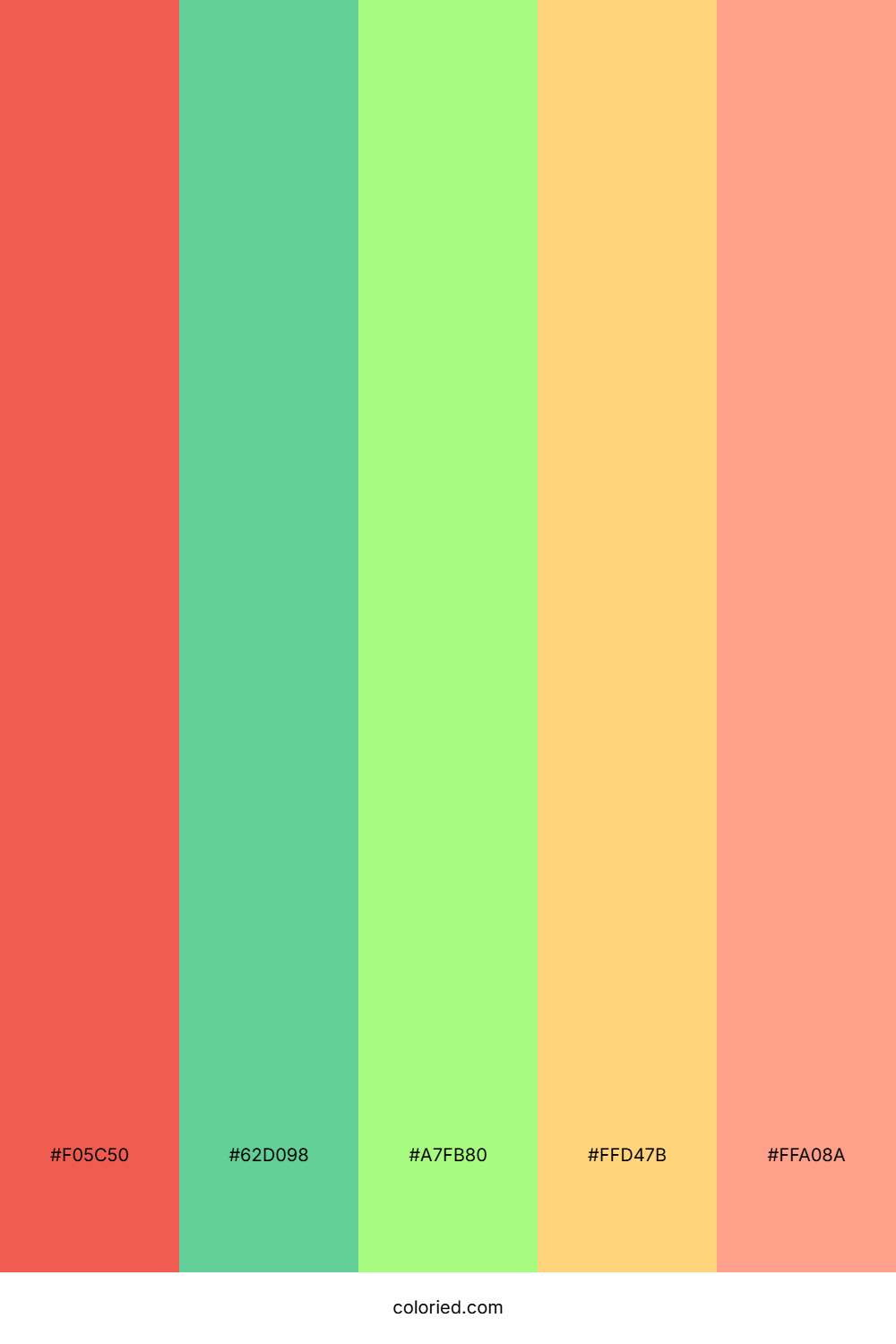 Strawberry Melon Sorbet Color Palette