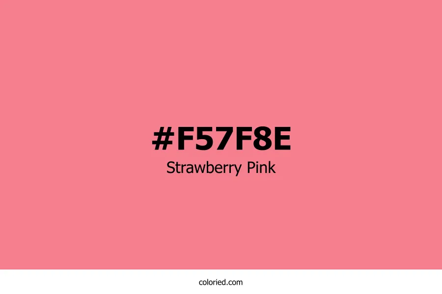 Strawberry Pink Color