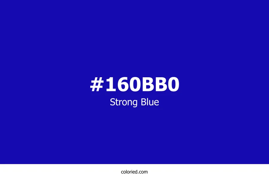Strong Blue Color