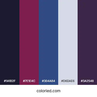 Sultry Winter Color Palette